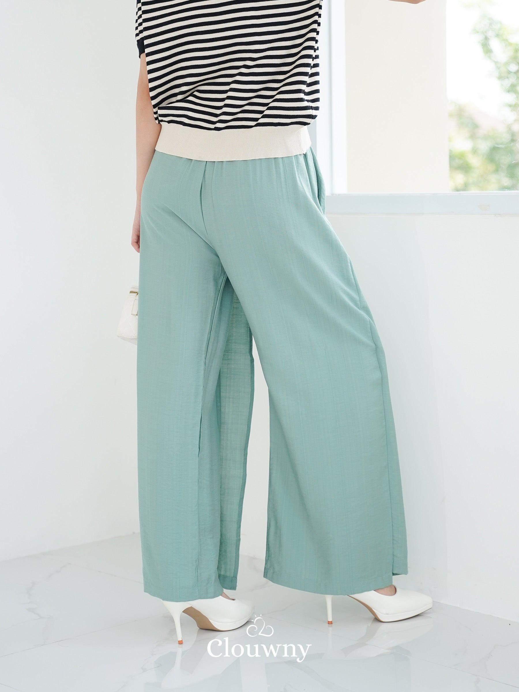 Dylan Wrap Cullotes - Mint